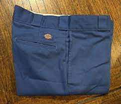 Dickies 874 Original Fit Blue Work Uniform Pants 32 x 30 Men | eBay